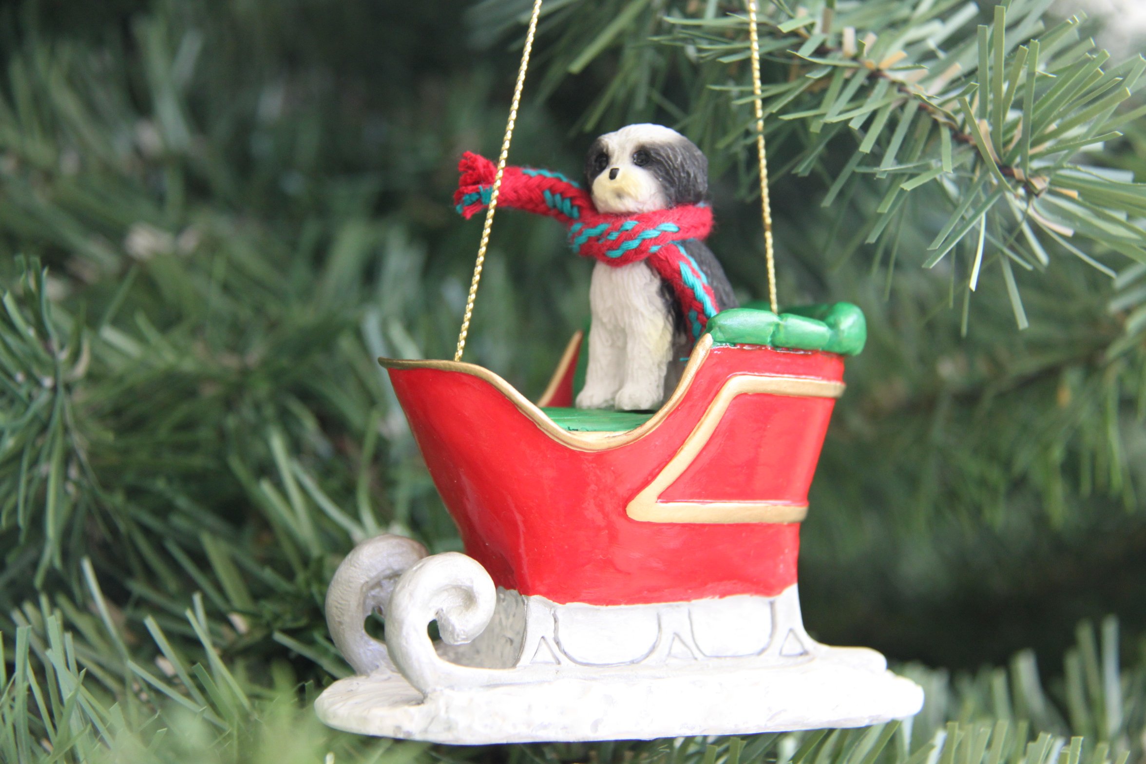 【sold】クリスマス⭐飾り シーズー クリスマス✻飾り クリスマスツリーの妖精さん シーズー